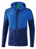 erima Squad Trainingsjacke mit Kapuze in new royal/new navy