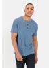 Camel Active Henley-Shirt aus zertifiziertem Organic Cotton in Blau