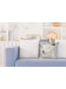 Kayoom Dekokissen Spark Pillow 210 40 x 60 cm in creme - chrom