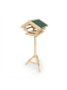 relaxdays Vogelfutterhaus in Natur - (B)37 x (H)103 x (T)28 cm