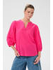 Kaffe Kurzarm-Bluse KAbea Loose fit in Beetroot Purple