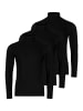 Ragman Rollkragenshirt Basic in Schwarz