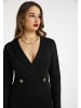 faina Damen Etuikleid in Schwarz