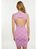 myMo Damen Kleid in LILA CREME ROT