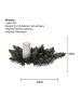 STAR Trading LED Tannengesteck ,Serene' mit LED Kerze, Batterie und Timer, Lichtsen