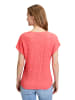Betty Barclay Strukturshirt mit U-Boot-Ausschnitt in Hot Coral