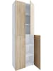 VCM  XL Holz Großer Schuhschrank Schuhkommode Lona 6 in Weiß / Sonoma-Eiche