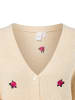 Y.A.S Strickjacke YASFleur in sand fuchsia - 0002