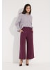 More & More feminine Bluse, Streifen u. Blumendessin in stripes ruby orchid