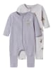 name it 2er Pack Schlafstrampler NBFNIGHTSUIT LILAC DEER in lilac marble