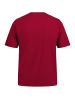 JP1880 Kurzarm T-Shirt in dunkel kirschrot