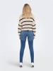 ONLY Cropped Rippstrick Pullover Kurzer Langarm Sweater ONLMALAVI in Beige-2