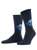 Burlington Socken 1er Pack in Dunkelblau/Hellblau