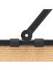 Reisenthel carrybag xs - Einkaufskorb 21 cm (smiley grey) in frame raffia black