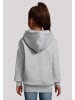 F4NT4STIC Hoodie I BELIEVE UFO Alien Raumschiff Retro in grau meliert