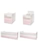 Lorelli Baby- und Kinderbett Combo in rosa