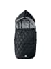 Kaiser Naturfellprodukte Kinderwagen-Fußsack Recy XL black/greyblack/grey