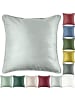 JACK Dekokissen 45x45cm Samt inkl. Füllung Einfarbig in Hellgrau