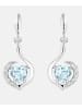 Diamant L'éternel Ohrringe aus 375 Weißgold mit 0.42 Karat Diamant mit Topas