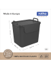 Rotho SALSA Mülltrennsystem 3x30 l stapelbar mit Klappdeckel in Farbig sortiert