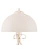 Licht-Erlebnisse Tischlampe Ø 25 x (H)43 cm in Weiß