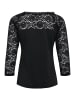 Kaffe Langarm-Bluse KAaia Regular fit in Black Deep