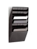 Durable Prospektspender Flexiboxx 6 A4 quer 6 Fächer schwarz