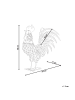 Beliani Gartenfigur BANCALAAN in Bunt - (W) 50 x (H) 56 x (L) 17 cm