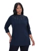 Ulla Popken Sweatshirt in dunkles marine