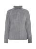 DreiMaster Damen Strickpullover in Grau Melange