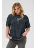 KAFFE curve T-Shirt kurzarm KCtasha Loose fit in Black Deep