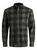 Jack & Jones Flanellhemd in Dusty Olive