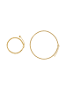 Steel_Art Schmuckset Frauen mit Armband und Halskette Aasele goldfarben in goldfarben
