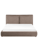 Beliani Doppelbett BAJONNA in Braun/Schwarz - (W) 180 x (H) 94 x (L) 235 cm