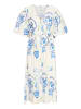 ICHI Kleid IHLUCIE Loose fit in Big Scale Tile Aop