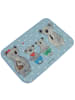 Mr. & Mrs. Panda Badezimmer Matte Koala Familie zwei ohne Spruch in Blau Pastell