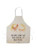 Mr. & Mrs. Panda Kochschürze Huhn Stolz mit Spruch in Vintage