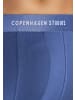 Copenhagen Studios Langer Boxer in hellblau/ blau / navy