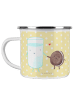 Mr. & Mrs. Panda Kaffeetasse Milch Keks ohne Spruch in Gelb Pastell