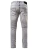 Rusty Neal Jeans Hose "MELVIN" Slim Fit Cotton-Stretch in Light Grey - 3