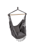 Beliani Hängesessel BONEA in Grau - (W) 95 x (H) 125 x (L) 55 cm