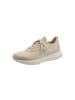 Tamaris Low Sneaker mit Schnürsenkeln Beige