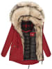 Navahoo Wintermantel Sweety in Dark Red