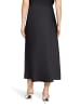 Vera Mont Satinrock wadenlang in Schwarz