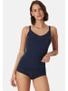 Schiesser Spaghetti Top Personal Fit in Nachtblau