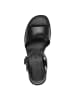 Tamaris Sandalette in BLACK LEATHER