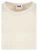 Urban Classics Urban Classics Herren Organic Cotton Short Curved Oversized LS in whitesand