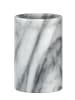 Wenko Zahnputzbecher Onyx Marmor, Zahnputzbecher Onyx, Zahnputzbecher Mod. Onyx in Weiß