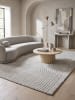 KADIMA DESIGN Läufer Geometrisch pflegeleicht Wohnzimmer Schlafzimmer Flur Esszimmer in Grau