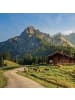 NOTIQUE Wandkalender 2027 mit 6-sprachigem Kalendarium in Alps - 30 x 30 cm
